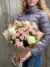 Букет цветов из:  Розы в Сапожок